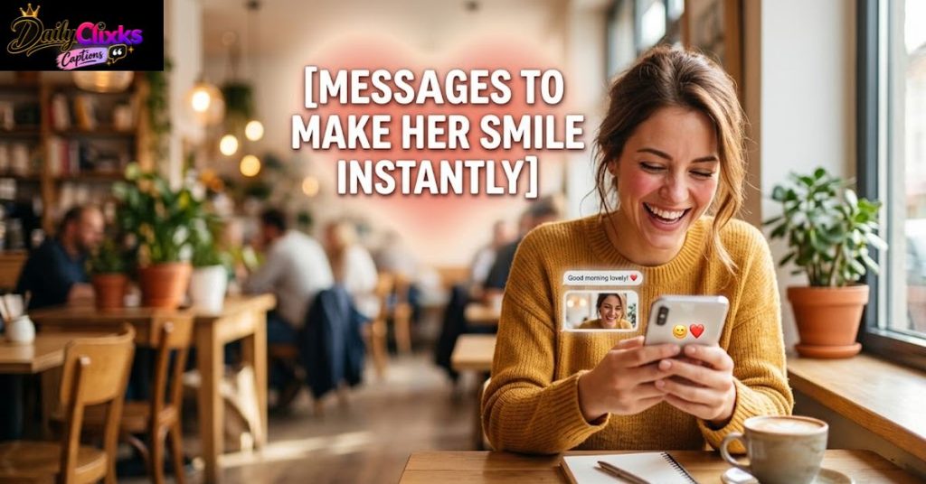 Messages to Make Her Smile Instantly