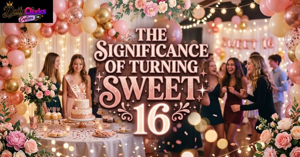 The Significance of Turning Sweet 16