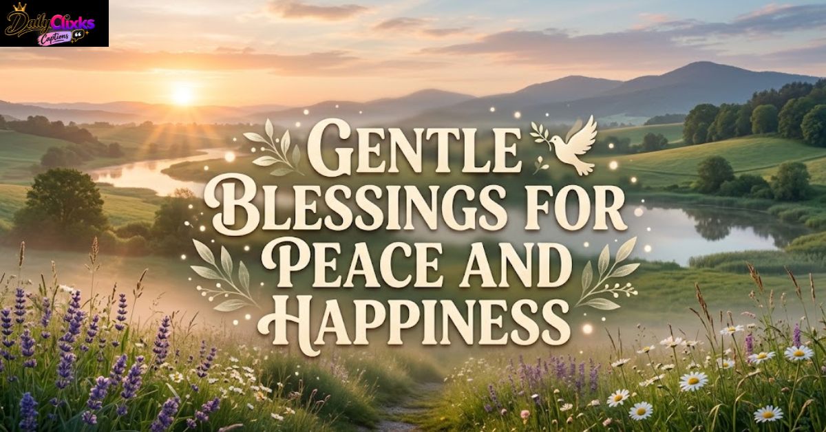 Gentle Blessings for Peace and Happiness