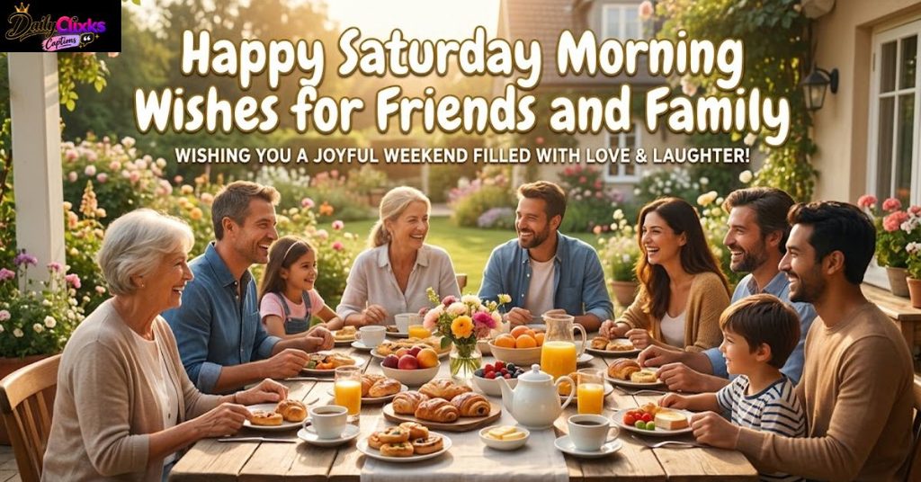 Happy Saturday Morning Wishes for Friends and Family