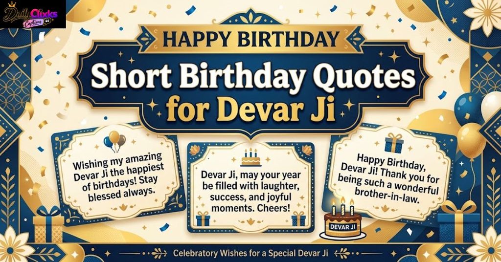 Short Birthday Quotes for Devar Ji