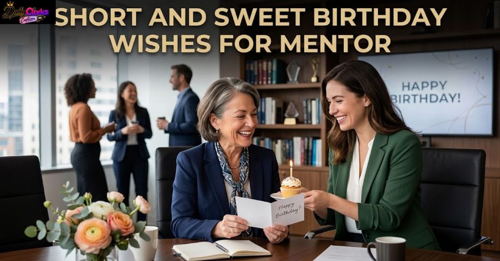 Short and Sweet Birthday Wishes for Mentor