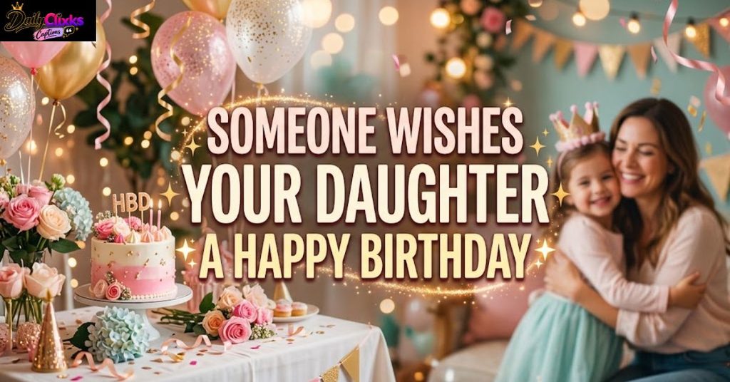 Someone Wishes Your Daughter a Happy Birthday