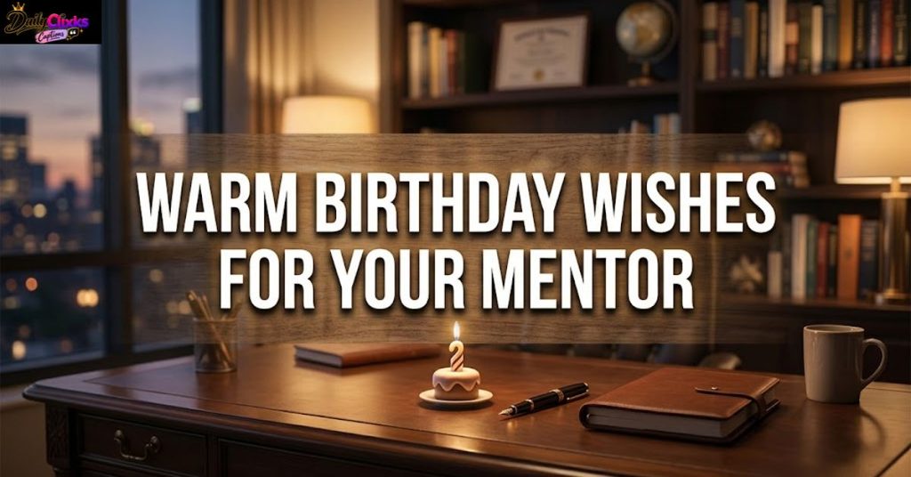 Warm Birthday Wishes for Your Mentor